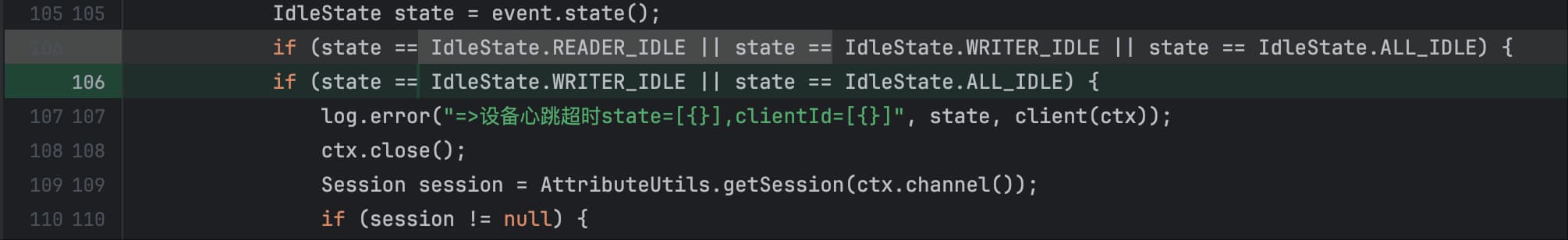 存在泄漏的代码